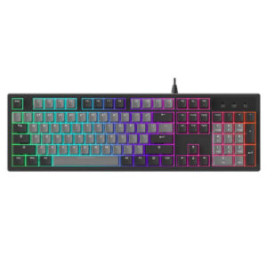 DAREU EK104 Grey- black - DareU DREAM Switch | PBT Double Shot | RGB Gaming Wireless Keyboard