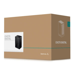 DeepCool CH270 DIGITAL H9 Deepcool CH270 DIGITAL - High-airflow Mini-Tower Case