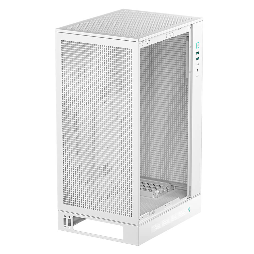 DeepCool CH270 DIGITAL WH H5 Deepcool CH270 DIGITAL WH - High-airflow Mini-Tower Case - Ảnh 5