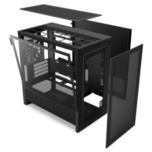 NZXT H3 Flow - Black - Micro-ATX Airflow Case