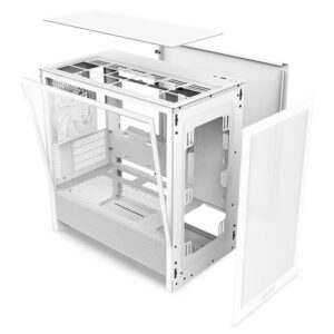 NZXT H3 Flow - White - Micro-ATX Airflow Case