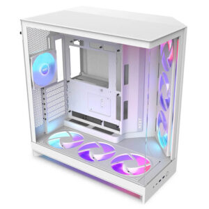 NZXT H9 Flow RGB Plus 2025 - White - Mid-tower Airflow Case