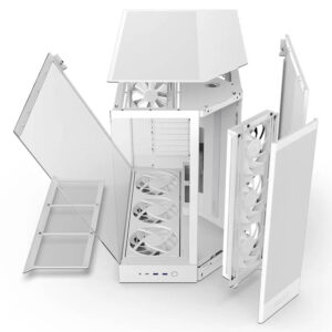 NZXT H9 Flow RGB Plus 2025 - White - Mid-tower Airflow Case