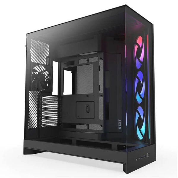 NZXT H9 Flow RGB 2025 - Black - Mid-tower Airflow Case