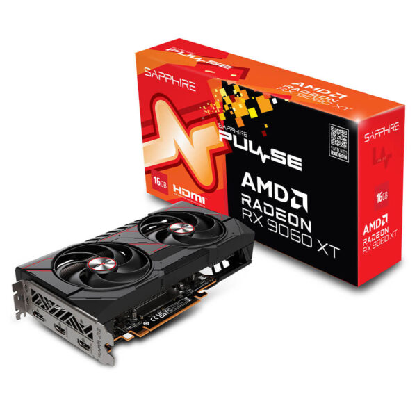 SAPPHIRE PULSE AMD Radeon™ RX 9060 XT GAMING OC 16GB - 16GB GDDR6