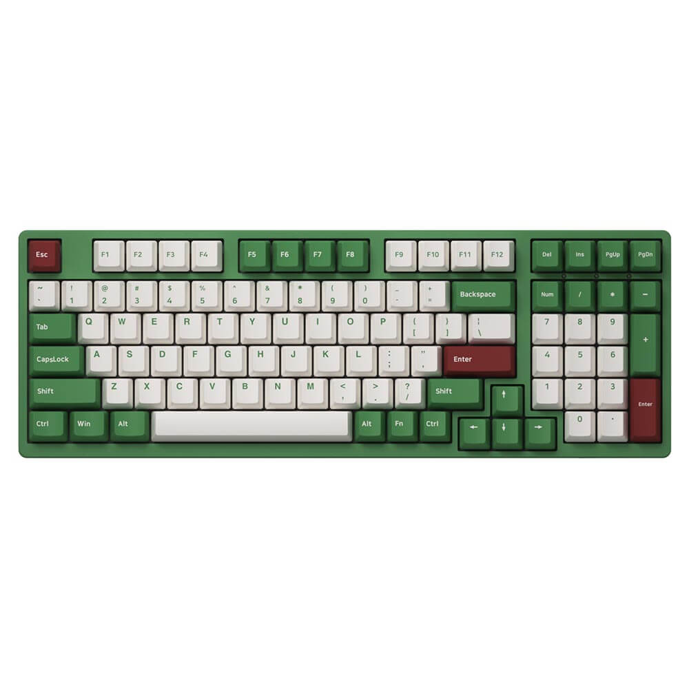 AKKO 3098S Matcha Red Bean H1 AKKO 3098S Matcha Red Bean - PBT Double Shot / Rainbow LED / Cherry profile / Keyboard