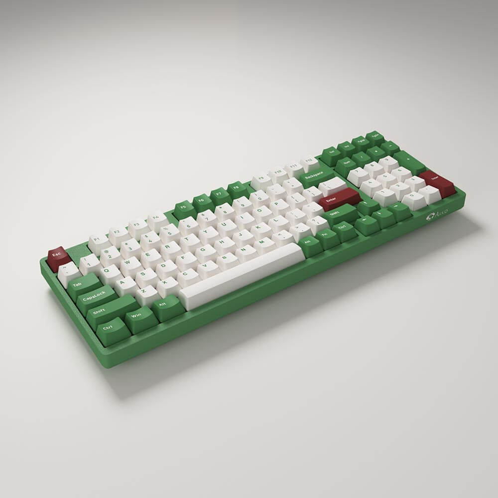 AKKO 3098S Matcha Red Bean H4 AKKO 3098S Matcha Red Bean - PBT Double Shot / Rainbow LED / Cherry profile / Keyboard - Ảnh 4