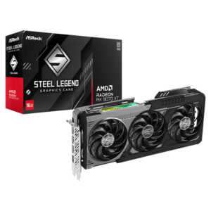 ASRock Radeon™ RX 9070 XT Steel Legend Dark - 16GB GDDR6