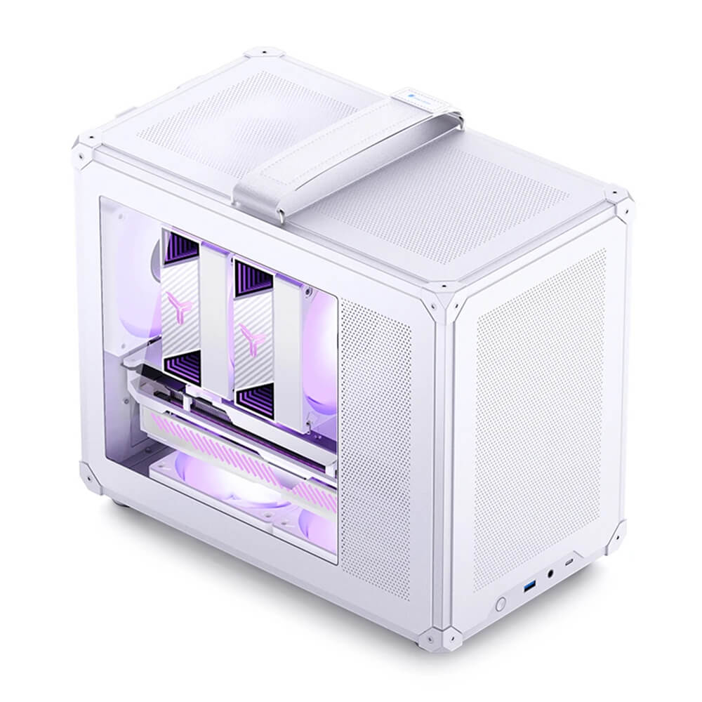 Jonsbo C6 Max Micro Atx White H2 Jonsbo C6 MAX White - Micro-ATX Case - Ảnh 2