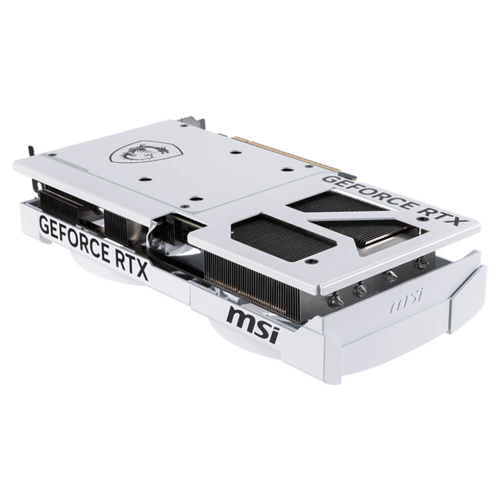 MSI GeForce RTX 5070 12G VENTUS 2X OC WHITE H3 MSI GeForce RTX™ 5070 12G VENTUS 2X OC WHITE - 12GB GDDR7 - Ảnh 3