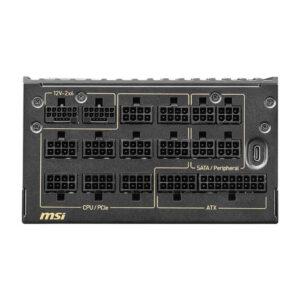 MSI MEG Ai1600T PCIE5 - 1600W 80 PLUS Titanium - Fully Modular - PCIe Gen 5.0 Support PSU