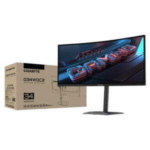 Gigabyte G34WQC2 Gaming Monitor - 34 inch WQHD VA / 200Hz / 1ms / Curved