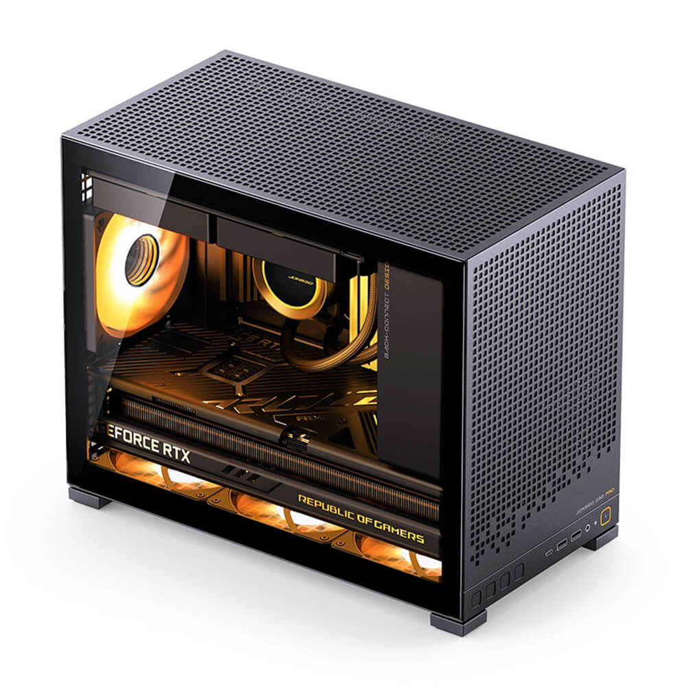 Jonsbo D32 PRO Black H2 Jonsbo D32 PRO Black - Micro-ATX Case - Ảnh 2
