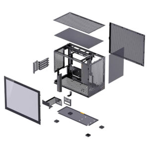 Jonsbo D32 PRO Black H8 Jonsbo D32 PRO Black - Micro-ATX Case