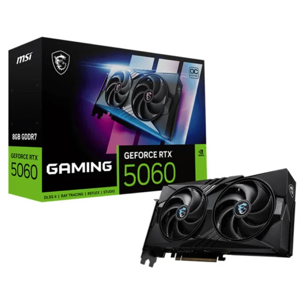 MSI GeForce RTX™ 5060 8G GAMING OC - 6GB GDDR7