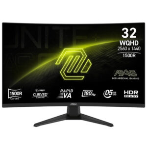 MSI MAG 321CQF E18 - 32 inch WQHD VA | 180Hz | 0.5ms | Curved Monitor