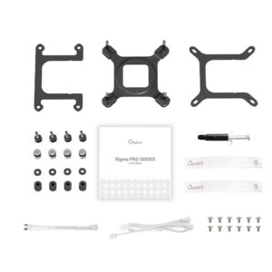 Ocypus Sigma L36 PRO White - 360mm ARGB AIO Liquid Cooler with 3.5" IPS