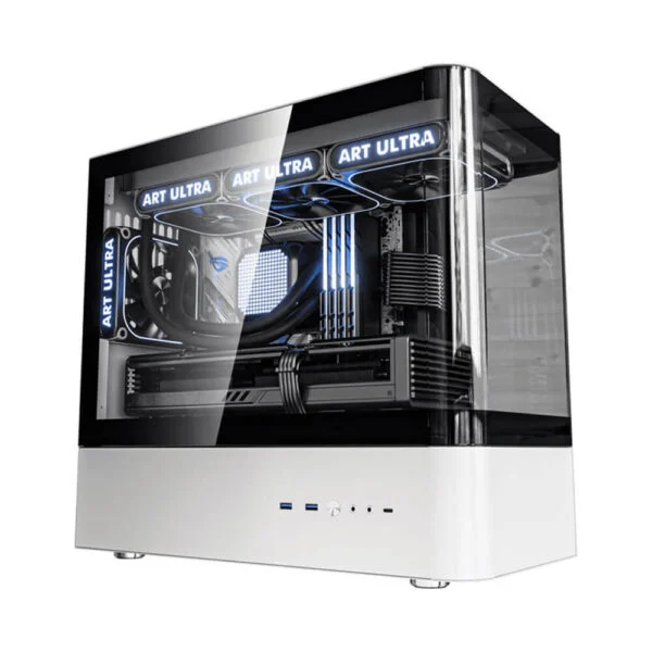 QC.ART ULTRA HM1 White H1 QC.ART ULTRA HM1 White - Micro-ATX Case