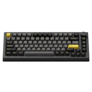 AKKO 5075B Plus Black Gold H2 AKKO 5075B Plus Black & Gold - Multi-modes / RGB / Hotswap / Gasket mount / South Facing