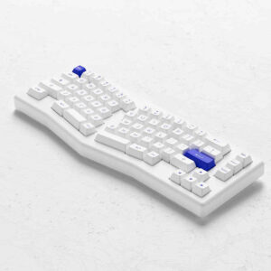 AKKO ACR Pro Alice Plus H3 AKKO ACR Pro Alice Plus (Spray Painted White / RGB / Hotswap / AKKO CS Crystal / Gasket Mount)