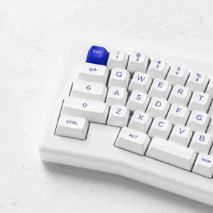 AKKO ACR Pro Alice Plus H6 AKKO ACR Pro Alice Plus (Spray Painted White / RGB / Hotswap / AKKO CS Crystal / Gasket Mount)