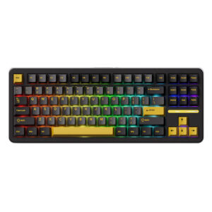 AKKO TAC87 Black&Gold - Mirror Switch - 3 Mode - Wireless Gaming Keyboard