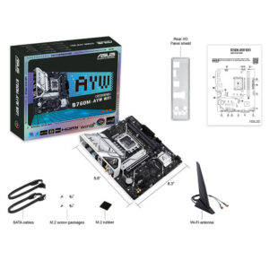 ASUS B760M AYW WIFI H6 ASUS B760M-AYW WIFI - Socket 1700
