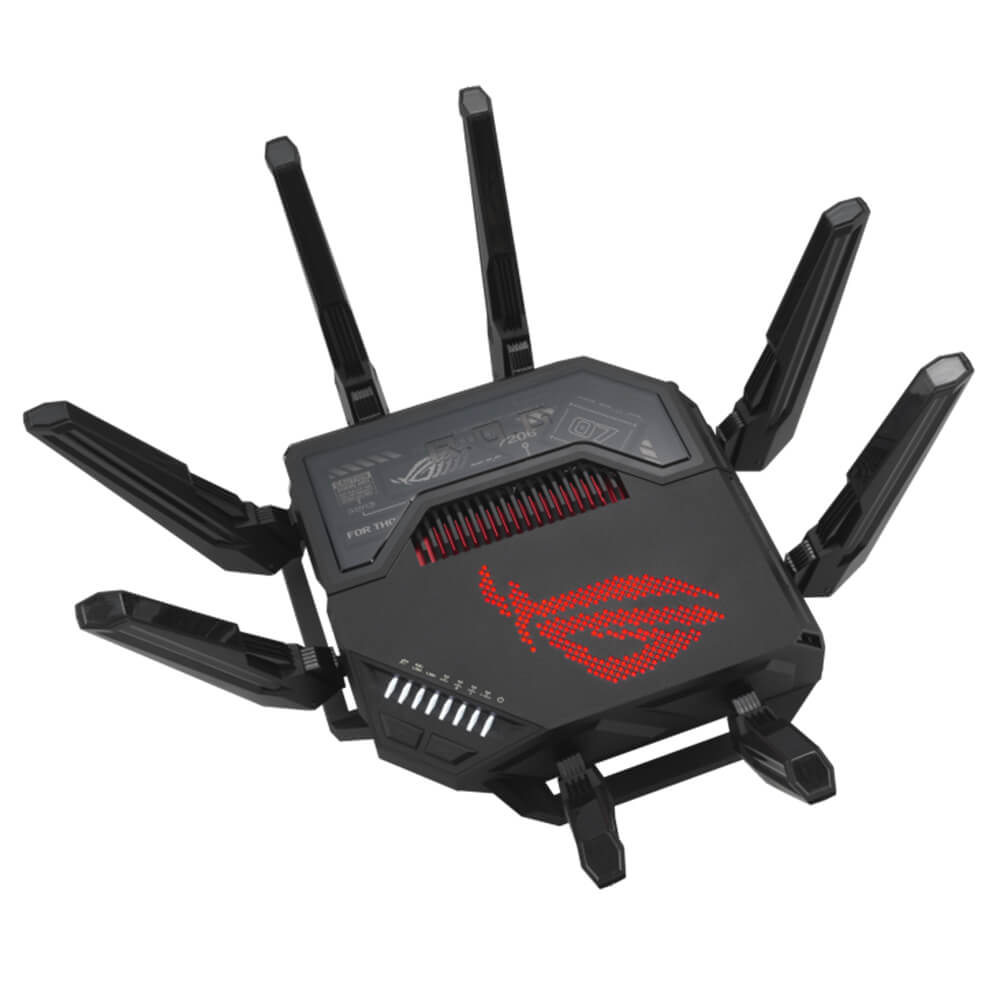 Asus ROG Rapture GT BE98 H3 Asus ROG Rapture GT-BE98 - GT-BE98 Quad-band | WiFi 7 (802.11be) | MU-MIMO | Gaming Router WiFi có thể mở rộng - Ảnh 3