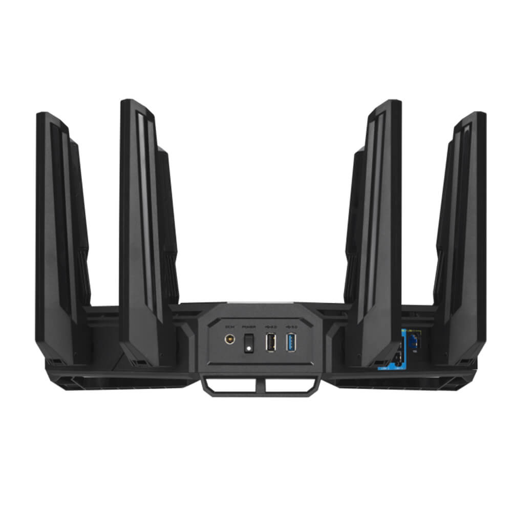 Asus ROG Rapture GT BE98 H4 Asus ROG Rapture GT-BE98 - GT-BE98 Quad-band | WiFi 7 (802.11be) | MU-MIMO | Gaming Router WiFi có thể mở rộng - Ảnh 4