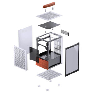 Jonsbo T6 Silver H7 Jonsbo T6 Silver - ITX Case