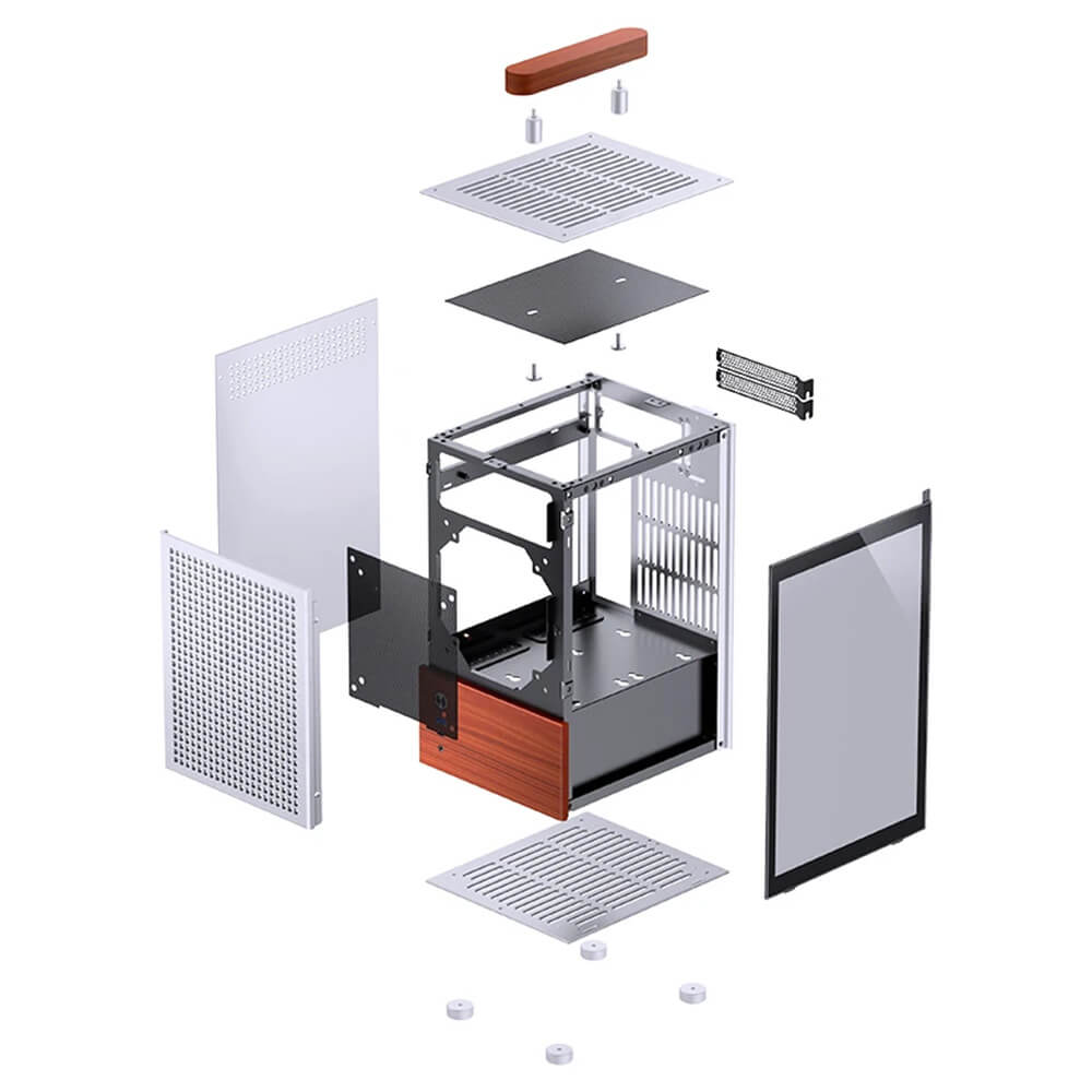 Jonsbo T6 Silver H7 Jonsbo T6 Silver - ITX Case - Ảnh 7