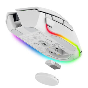 Razer Basilisk V3 Pro 35K White H3 Razer Basilisk V3 Pro 35K - Wireless RGB Gaming Mouse