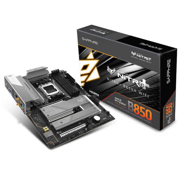 SAPPHIRE NITRO+ B850A WIFI7 – Socket AM5