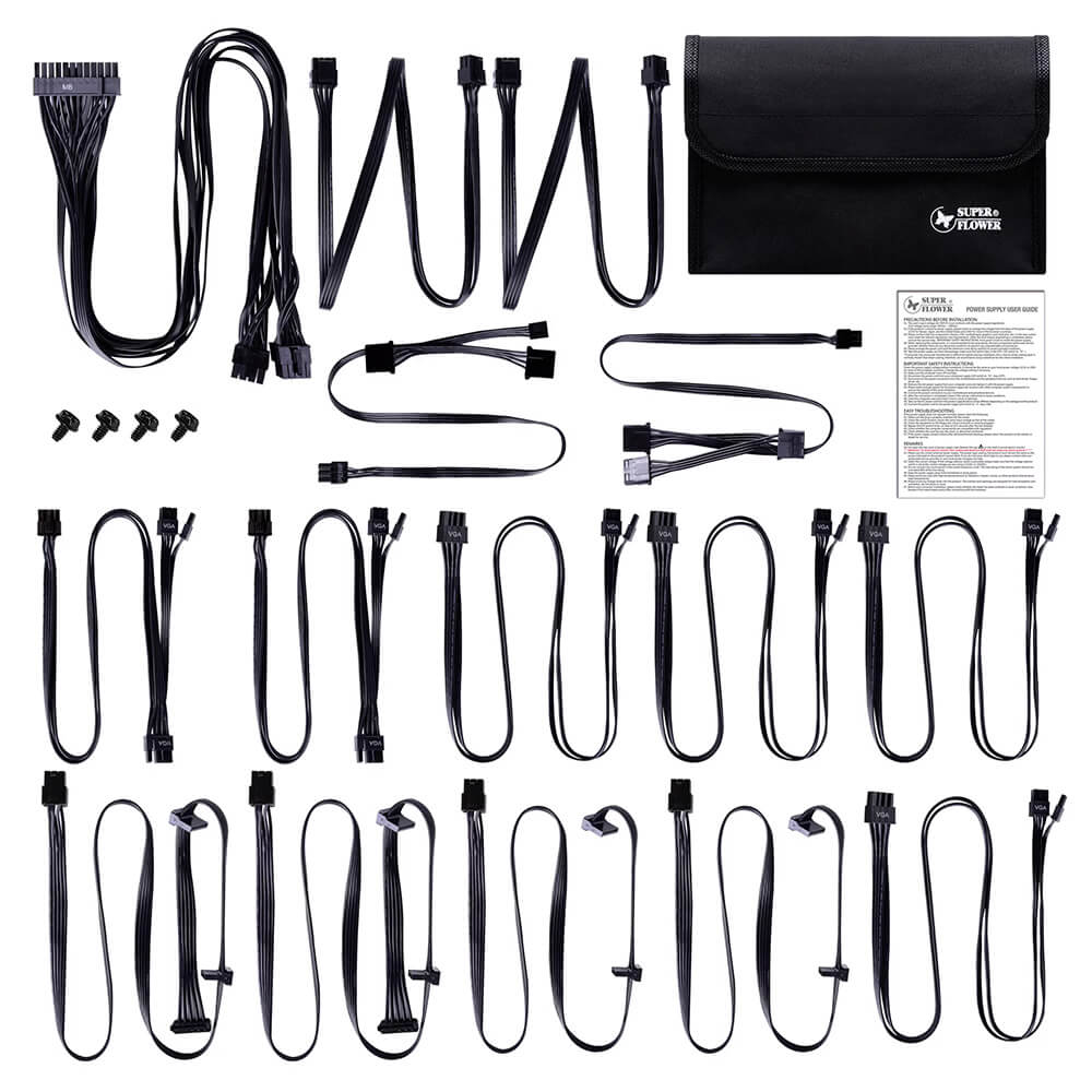 Super Flower Leadex Platinum 1200W SE H7 Super Flower LEADEX Platinum SE 1200W - 1200W 80 Plus Platinum - Full Modular PSU - Ảnh 7