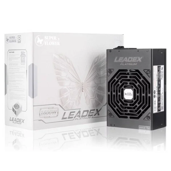 Super Flower Leadex Platinum 1600W H1 Super Flower LEADEX Platinum 1600W - 1600W 80 Plus Platinum - Full Modular PSU