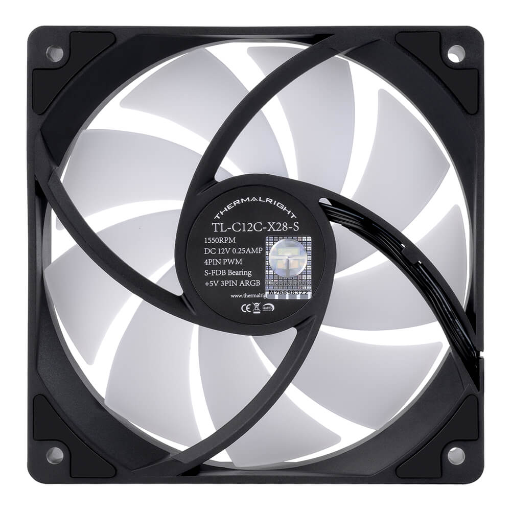 TL C12C X28 S H6 Thermalright TL-C12C-X28-S - ARGB Fan Case - Ảnh 6