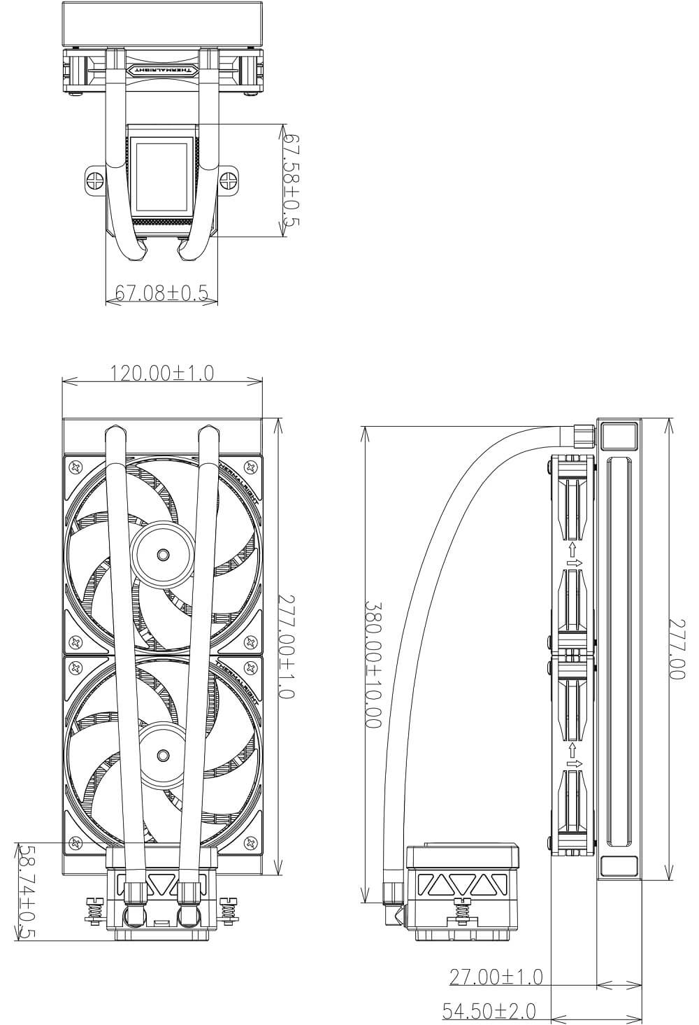 Thermalright Frozen Warframe 240 SE ARGB WHITE - AIO CPU Cooler