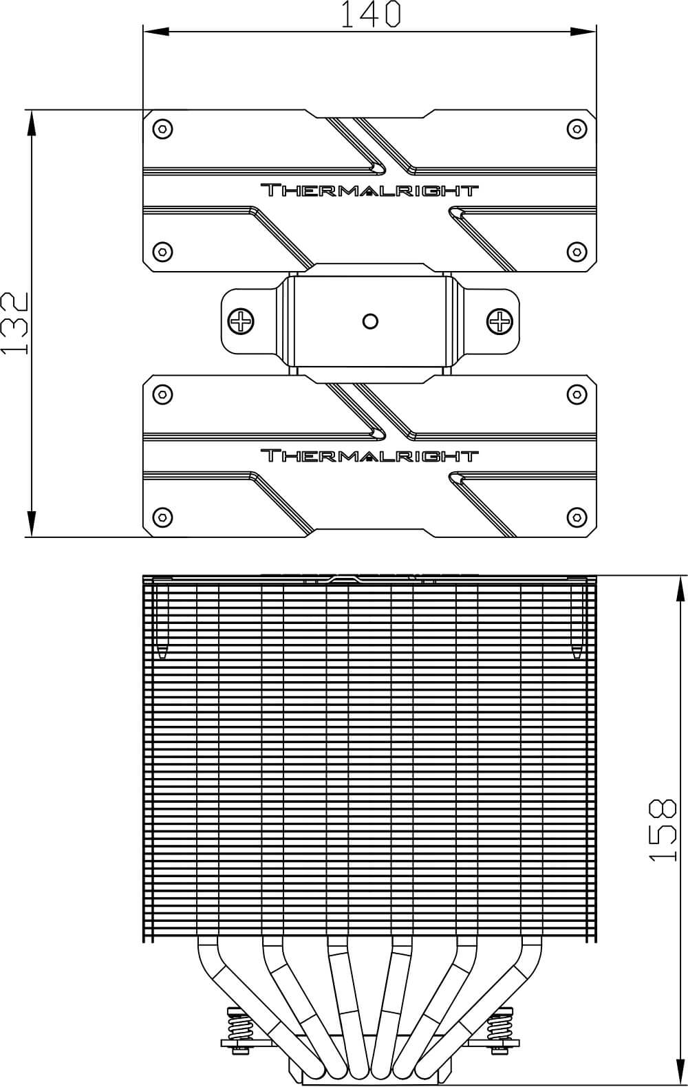 Thermalright Peerless Assassin 140 specs Thermalright Peerless Assassin 140 WHITE - CPU Air Cooler