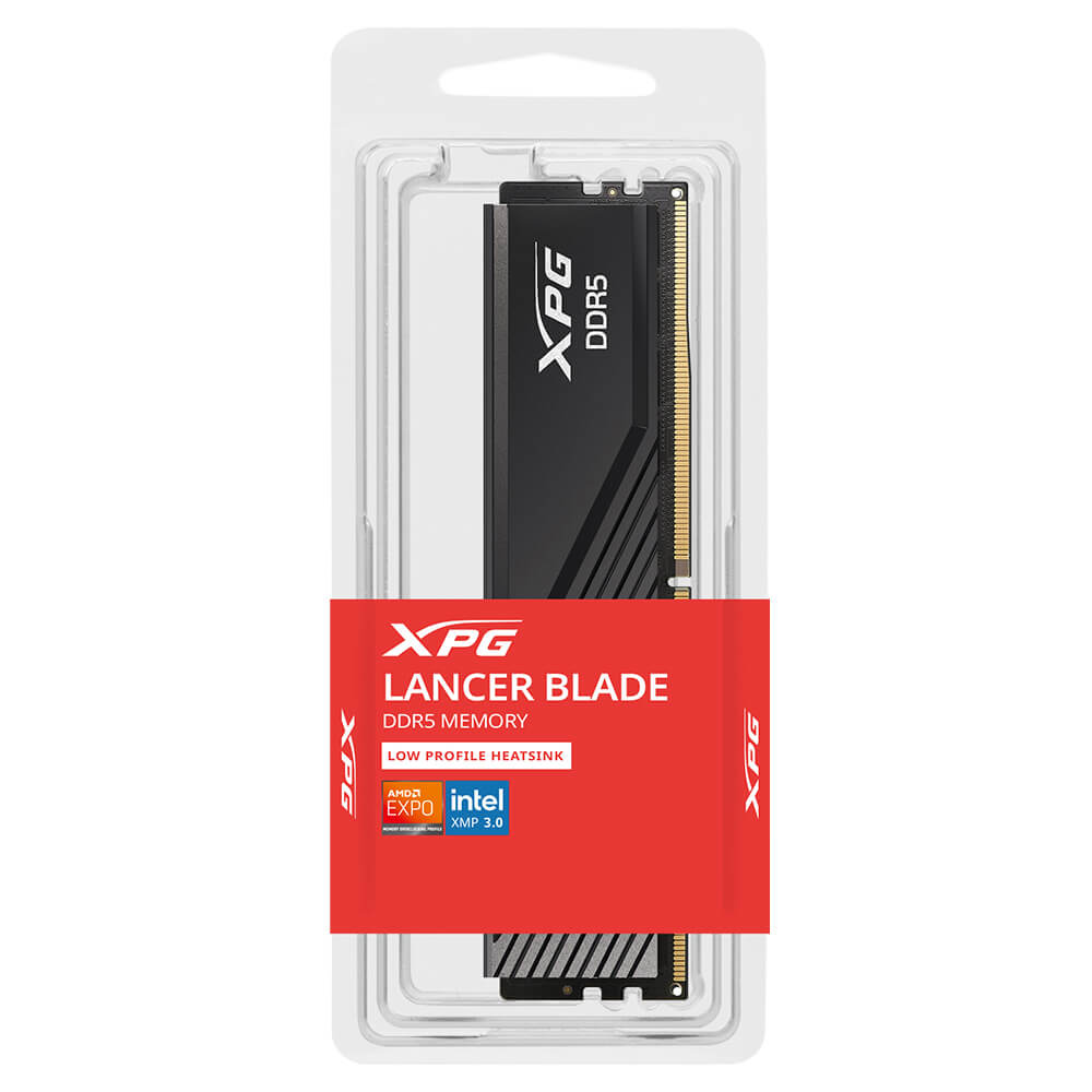 ADATA XPG LANCER BLADE BLACK DDR5 H3 Adata XPG LANCER BLADE BLACK - 16GB (1x16GB) DDR5 - Bus 5600Mhz Cas 36 - AX5U5600C4616G- SLABBK - Ảnh 3