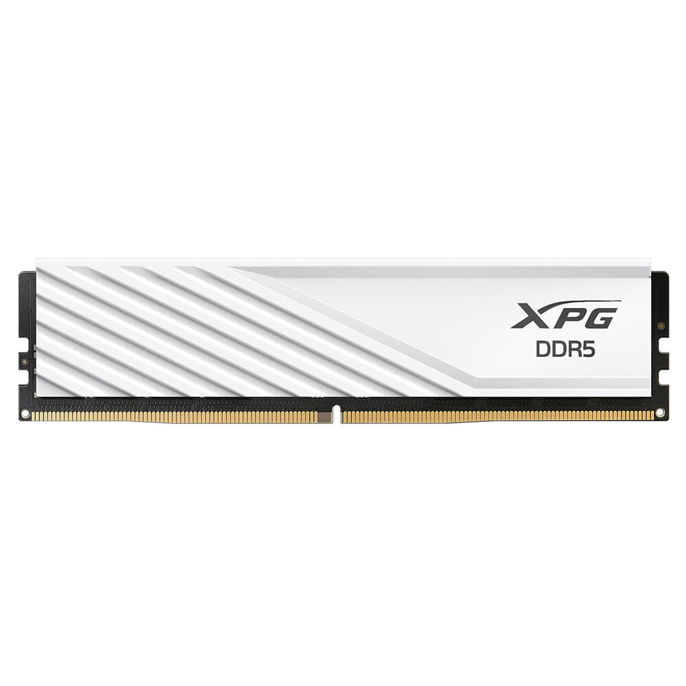 ADATA XPG LANCER BLADE WHITE DDR5 H1 Adata XPG LANCER BLADE WHITE - 16GB (1x16GB) DDR5 - Bus 5600Mhz Cas 36 - AX5U5600C4616G- SLABWH