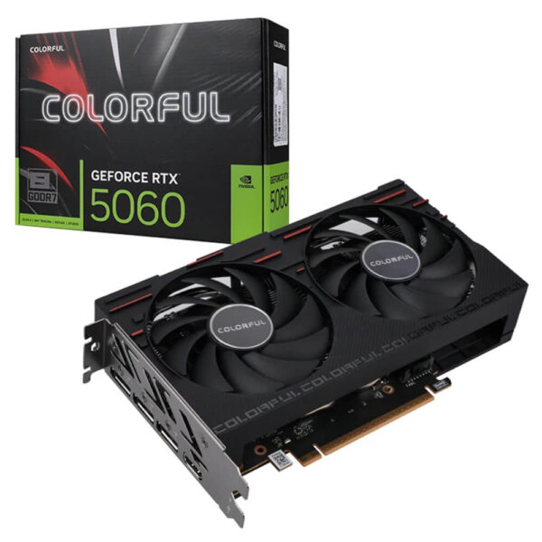 Colorful GeForce RTX 5060 Gaming DUO 8GB-V – 8GB GDDR7