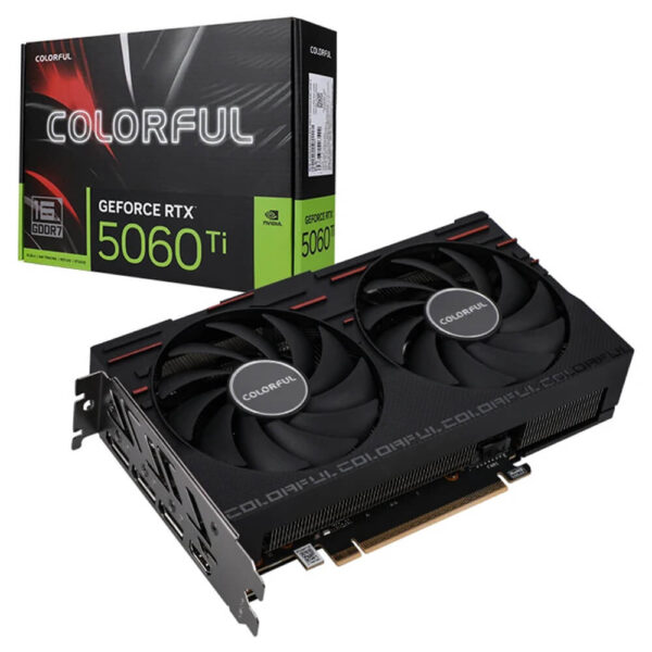 Colorful GeForce RTX 5060 Ti Gaming DUO 16GB-V – 16GB GDDR7