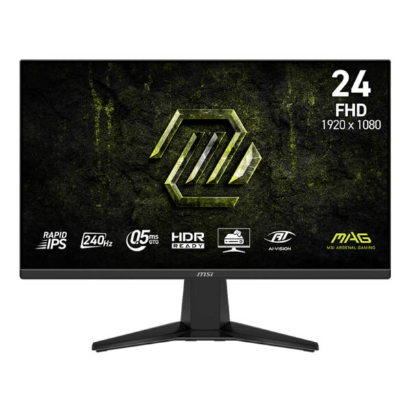 MSI MAG 245F X24 – 24 inch FHD Rapid IPS | 240Hz | 0.5ms | Gaming Monitor