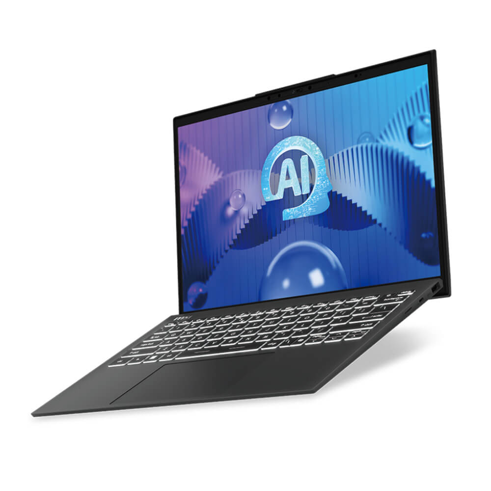 MSI Prestige 13 AI Evo A1M H2 MSI Prestige 13 AI Evo A1MG (062VN) - Intel Core Ultra 7 155H | Intel Arc Graphics | LPDDR5X 32GB | 1TB Gen 4 | 13.3" 16:10 2.8K Oled | Win 11 Home | 2Y | Stellar Gray - Ảnh 2