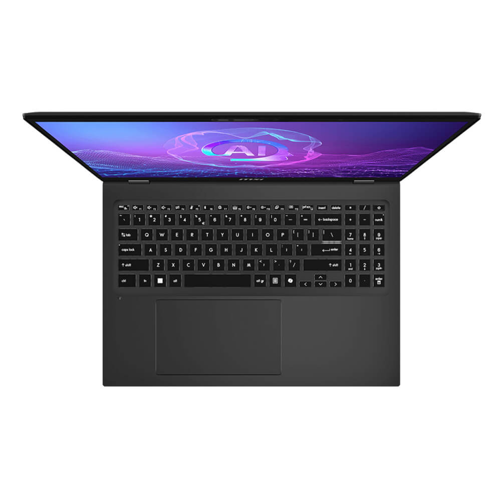 MSI Prestige 16 AI Evo B2VM H3 MSI Prestige 16 AI+ Evo B2VMG (016VN) - Intel Core Ultra 9 288V | Intel Arc Graphics | LPDDR5X 32GB | 1TB Gen 4 | 16.0" 16:10 UHD Oled | Win 11 Home | 2Y | Stellar Gray - Ảnh 3