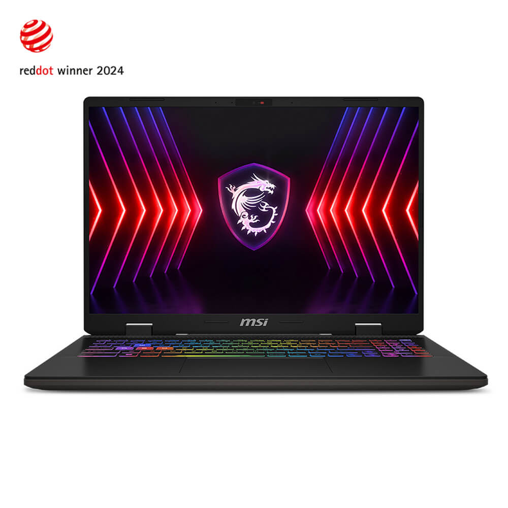 MSI Sword 16 HX B14V H1 MSI Sword 16 HX B14VEKG (459VN) - Intel I7-14700HX | RTX 4050, GDDR6 6GB | DDR5 8GB x 2 | 1TB Gen 4 | 16.0" 16:10 FHD 144Hz| Win 11 Home | 2Y | Cosmos Gray