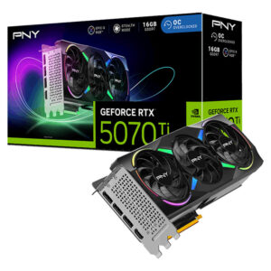 PNY GeForce RTX™ 5070 Ti ARGB EPIC-X RGB™ Overclocked Triple Fan - 16GB GDDR7