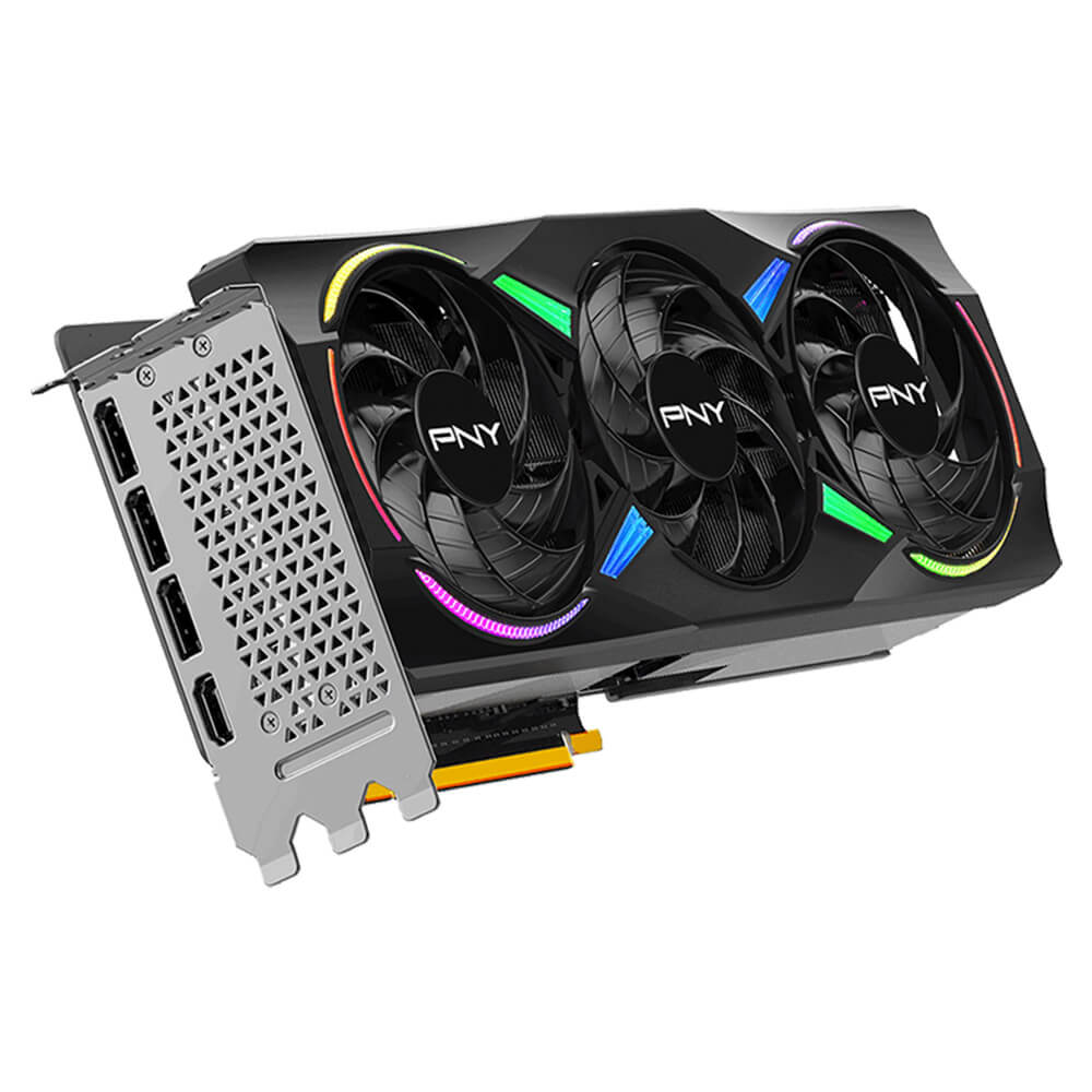PNY GeForce RTX 5070 Ti ARGB EPIC X RGB Overclocked Triple Fan H3 PNY GeForce RTX™ 5070 Ti ARGB EPIC-X RGB™ Overclocked Triple Fan - 16GB GDDR7 - Ảnh 3