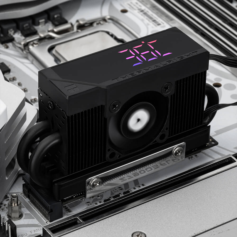Thermalright HR 10 2280 PRO Digital BLACK H6 Thermalright HR-10 2280 PRO Digital BLACK - Heatsink Cooler for M2 SSDs - Ảnh 6