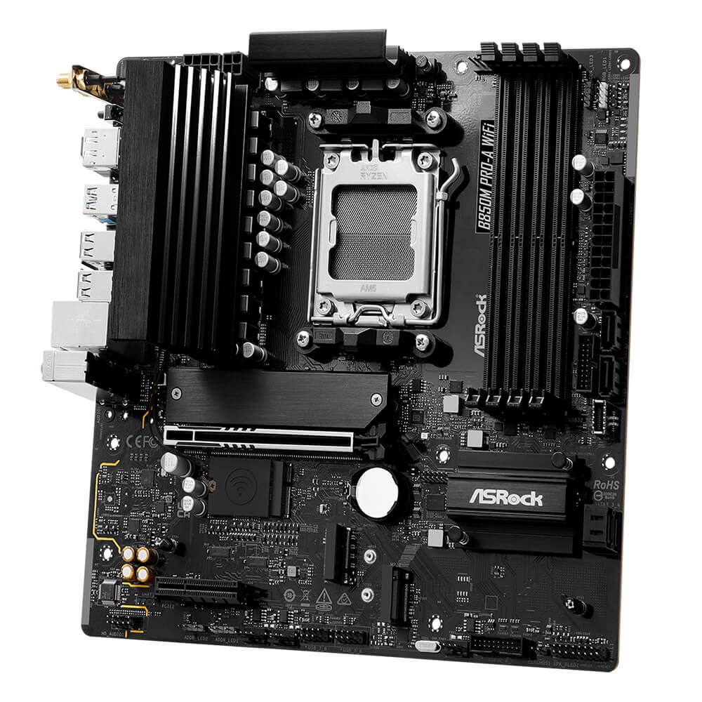 ASRock B850M Pro A WiFi H4 ASRock B850M Pro-A WiFi - Socket AM5 - Ảnh 4